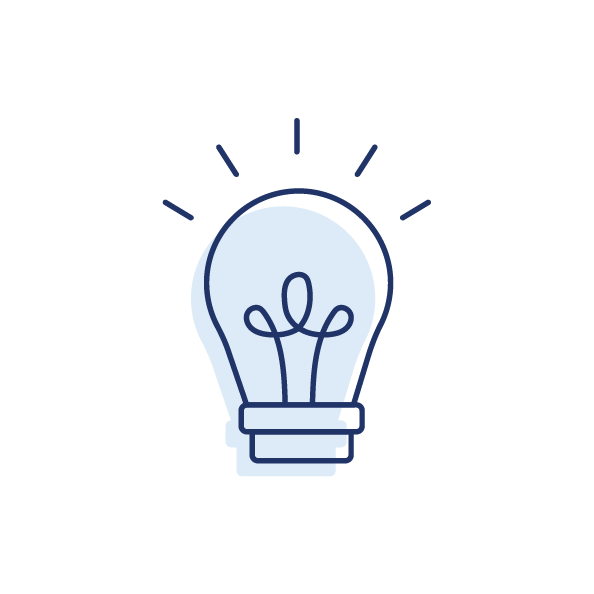 Icon of lightbulb